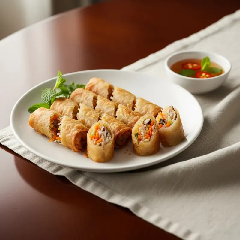 25. Vegetarian Eggrolls